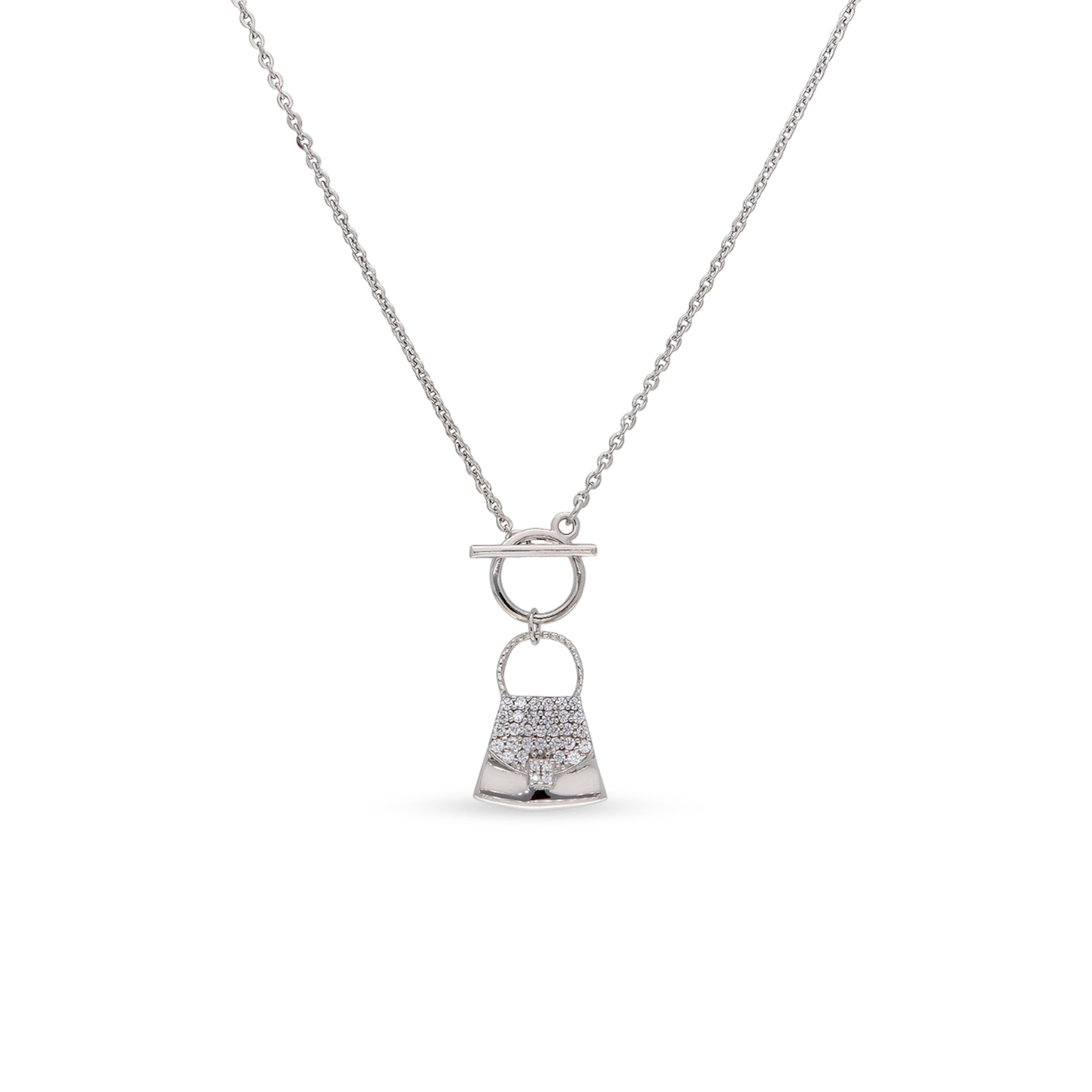 Elegant Purse Charm Necklace