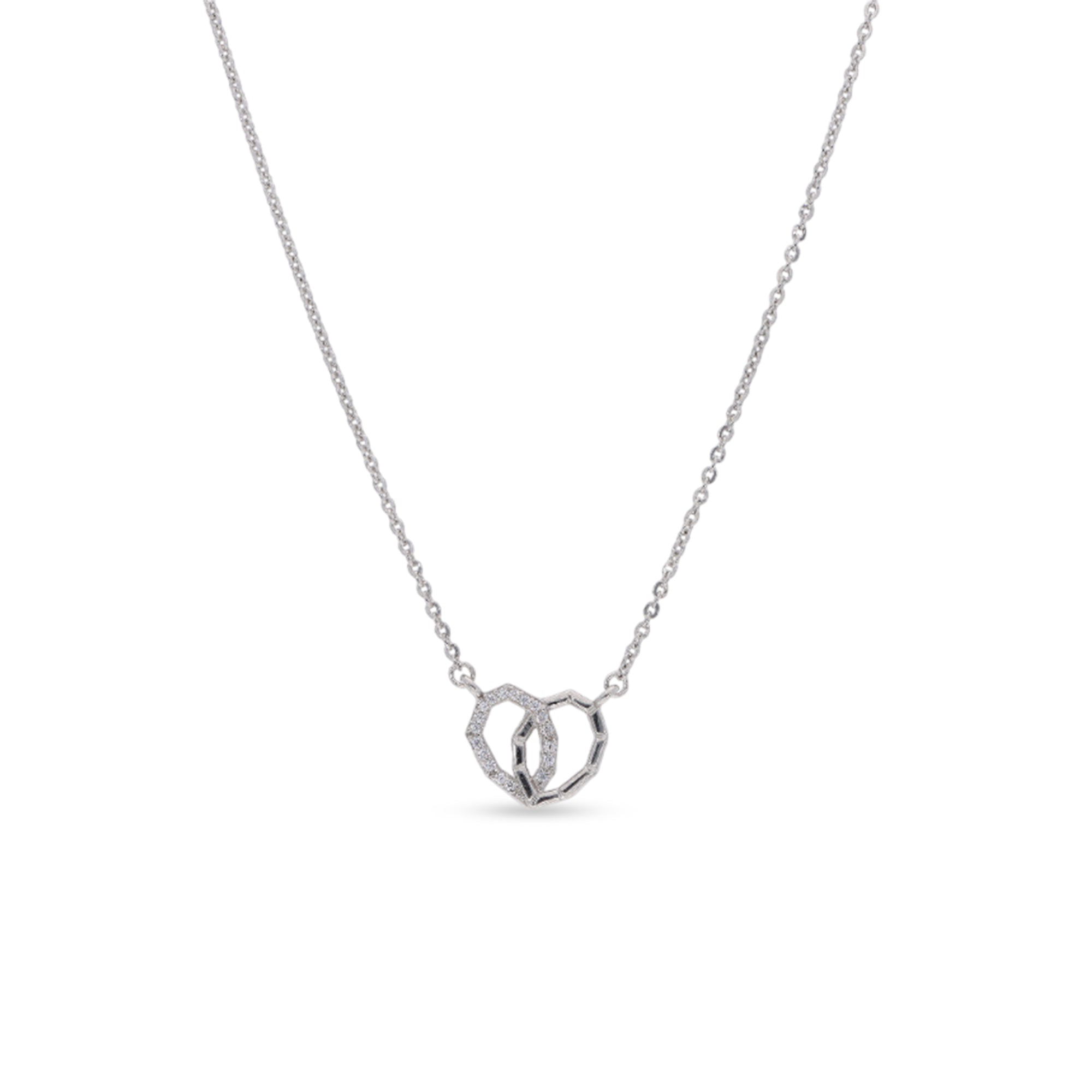 Silver Love Pendant Necklace