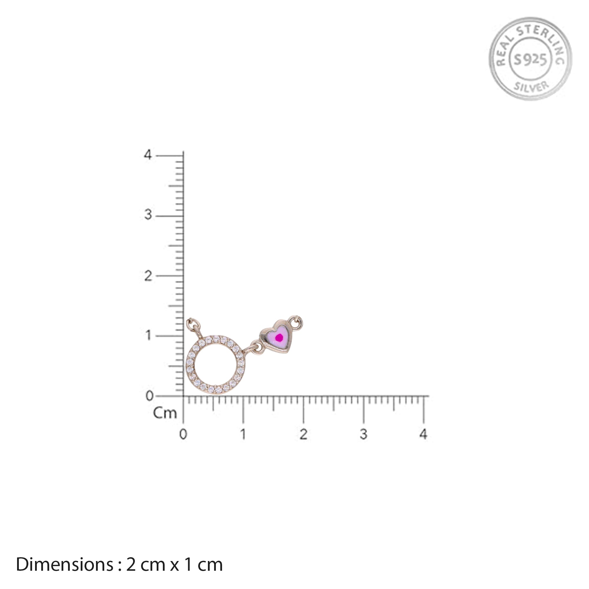 Necklace & Earrings Set with Crystal Halo and Pink Heart Charms ? A Delicate Expression of Love and Femininity