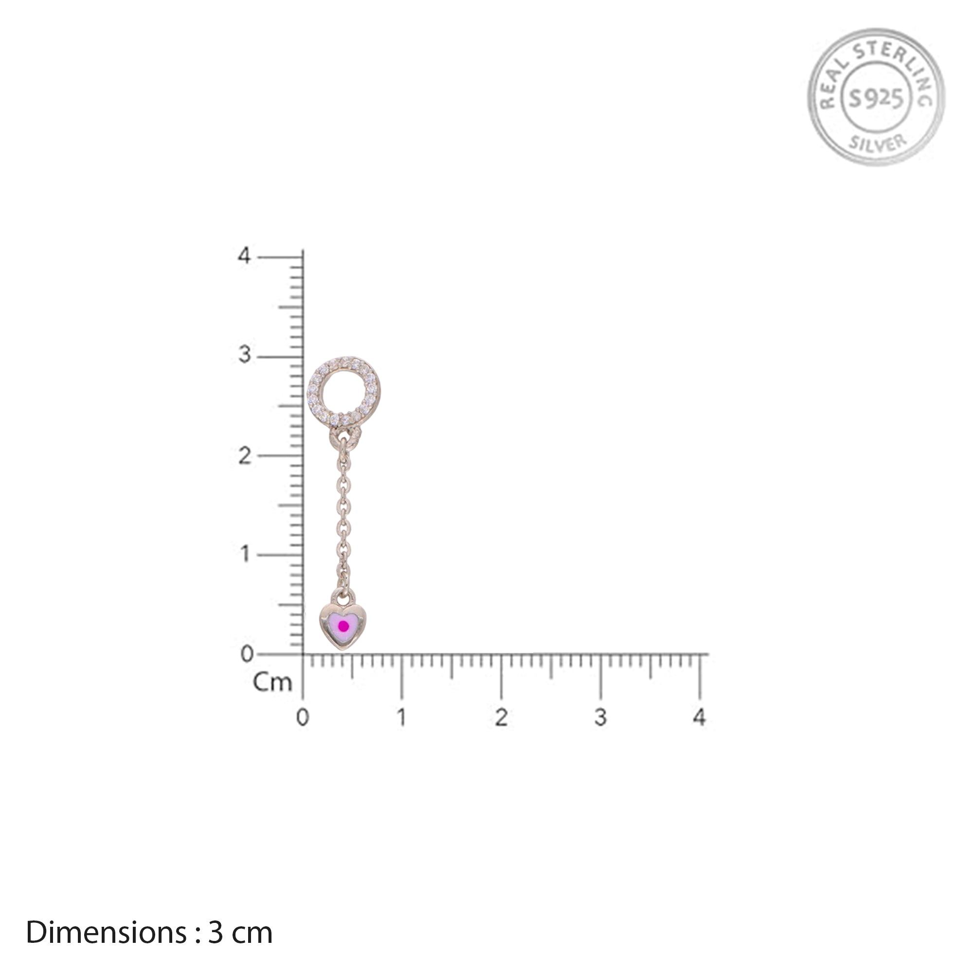 Necklace & Earrings Set with Crystal Halo and Pink Heart Charms ? A Delicate Expression of Love and Femininity