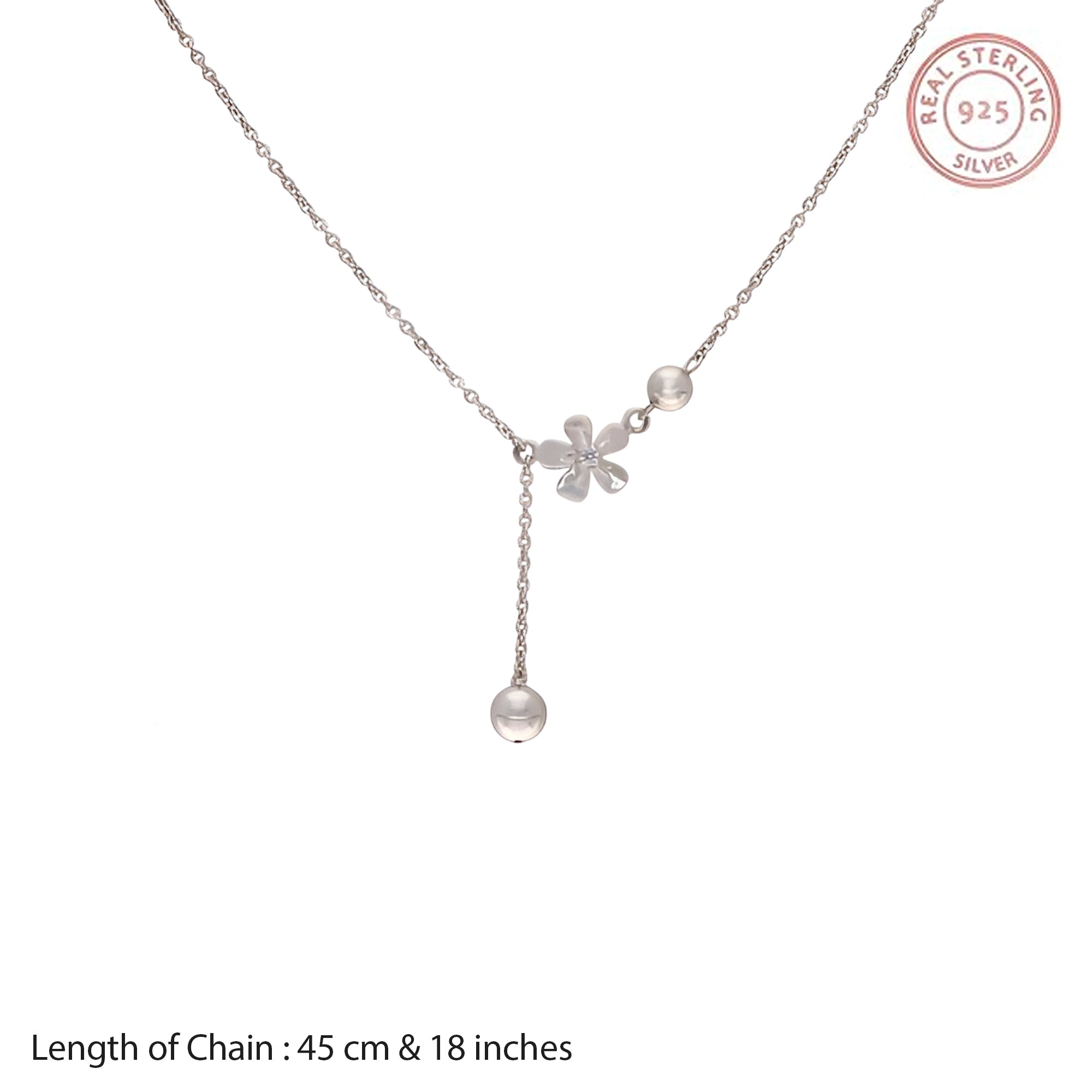 Floral Pearl Necklace Set