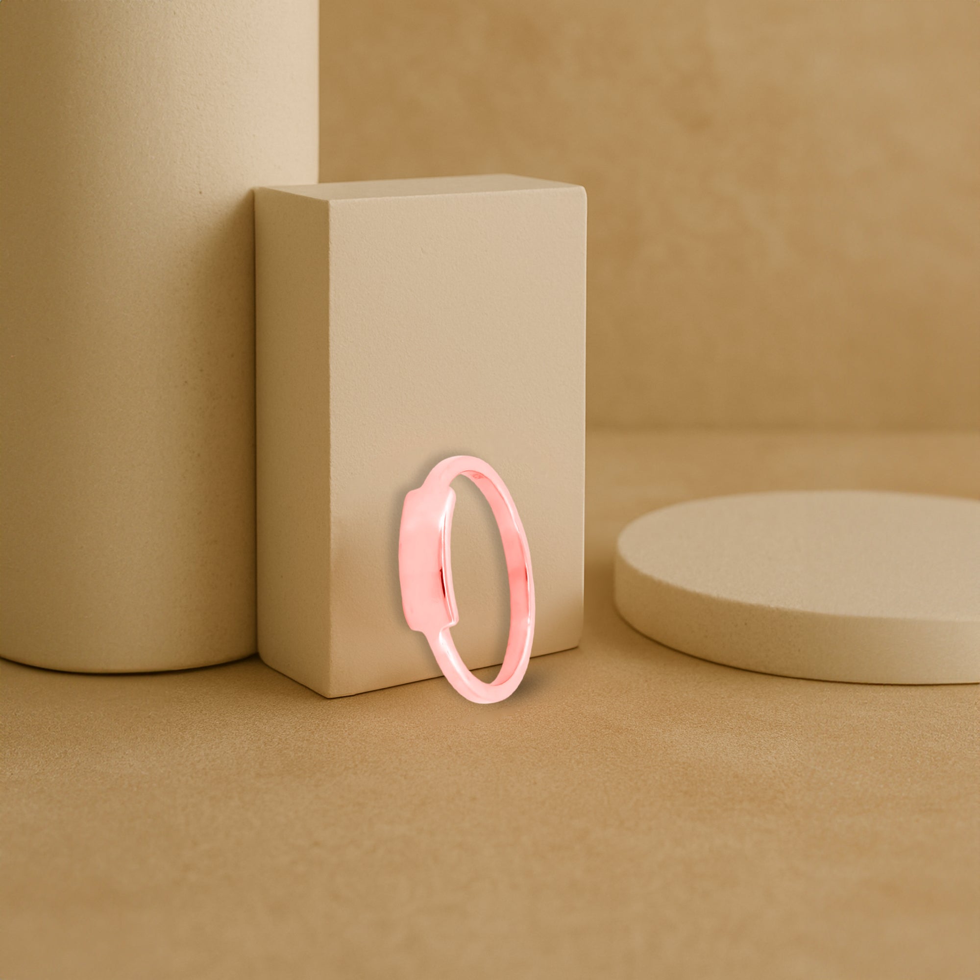925 Sterling Silver Rose Gold Plated Ring for Women ?