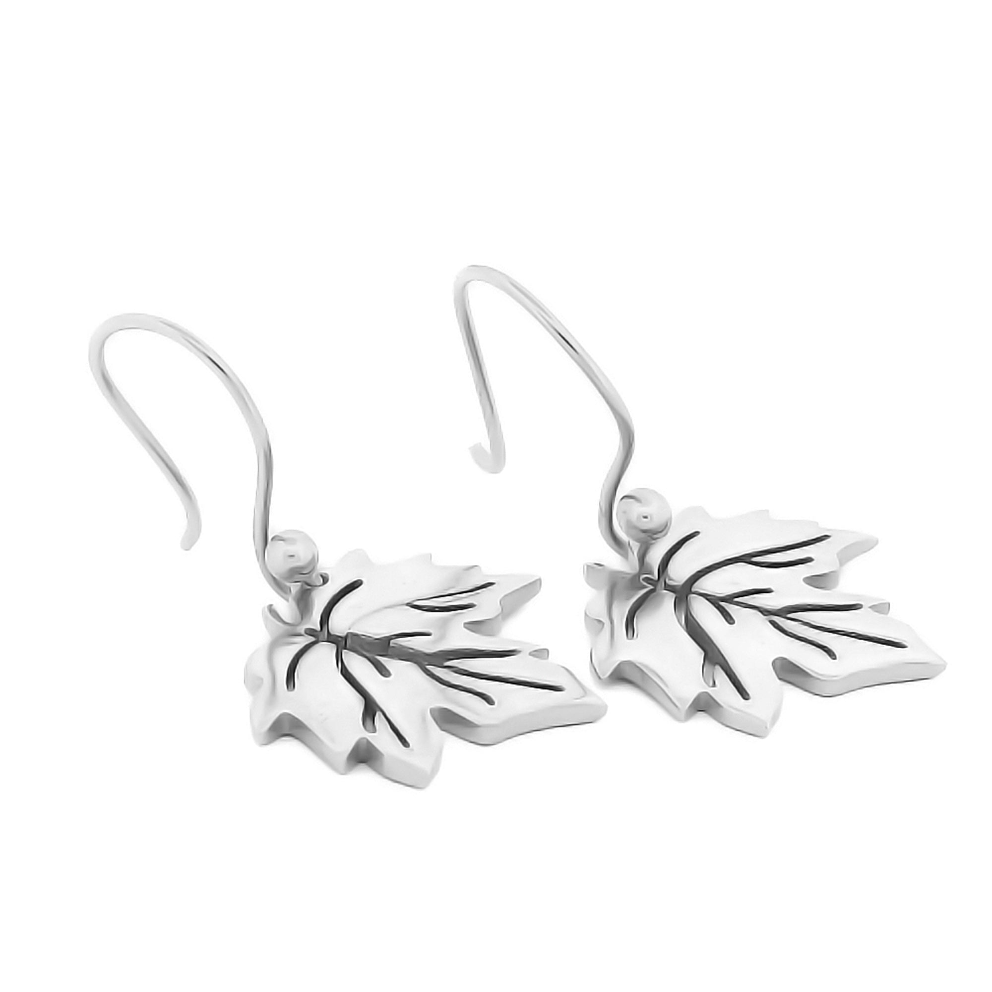 Maple Leaf Dangle Earrings