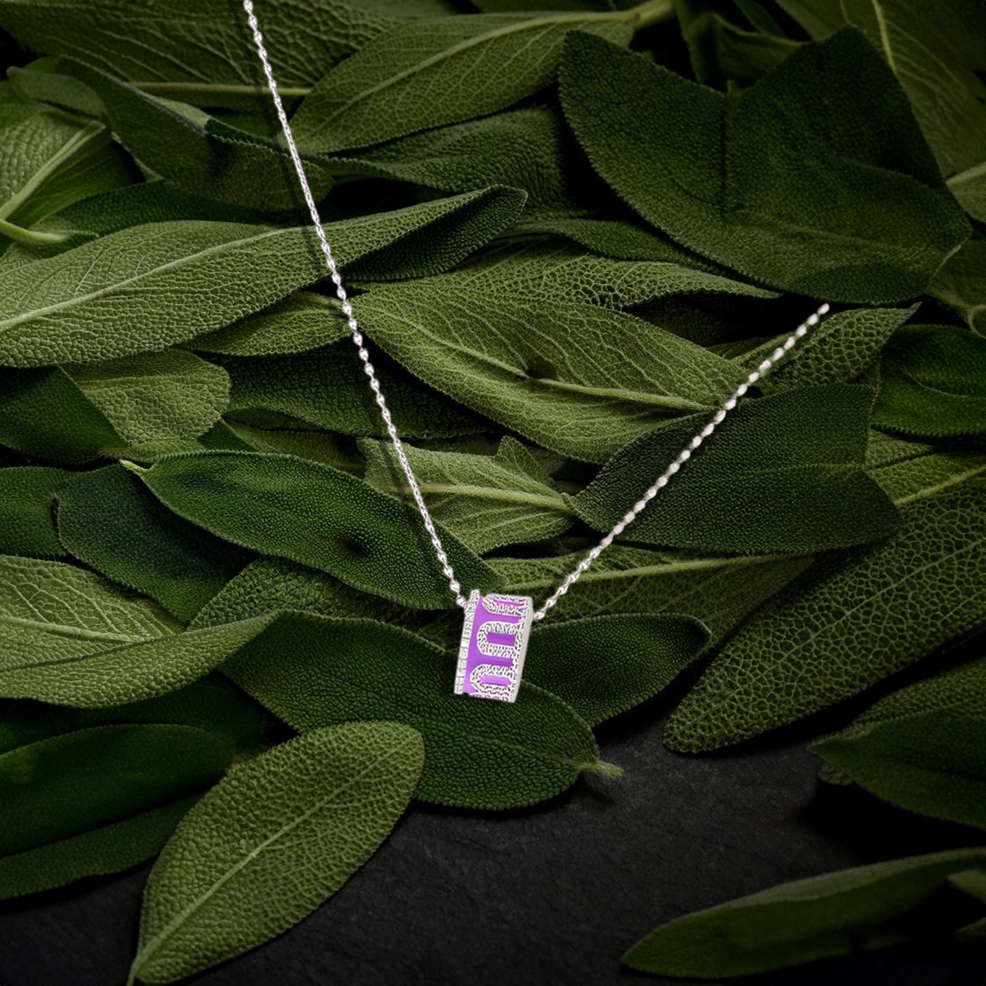 Scorpio Zodiac Pendant Necklace – Pink Enamel & Silver Chain for Women