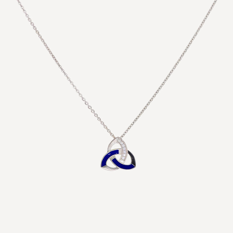 Silver Celtic Knot Pendant Necklace