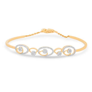 Delicate Diamond bracelet in 14K Yellow Gold