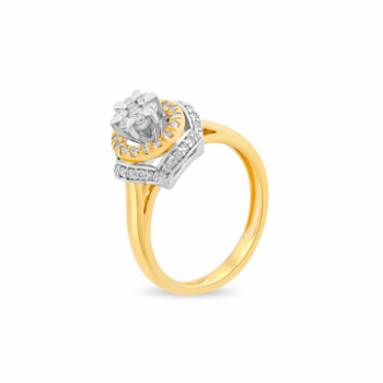Timeless  Diamond Ring in 14K Yellow Gold