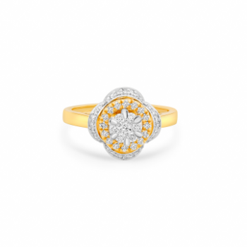 Timeless  Diamond Ring in 14K Yellow Gold