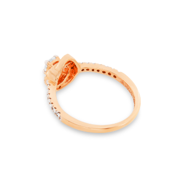 The Diamond Mirage 14KT Rose Gold Ring
