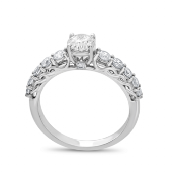 Diamond Elegance, 14KT White Gold Ring