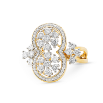 Floral Diamond Brilliance Ring
