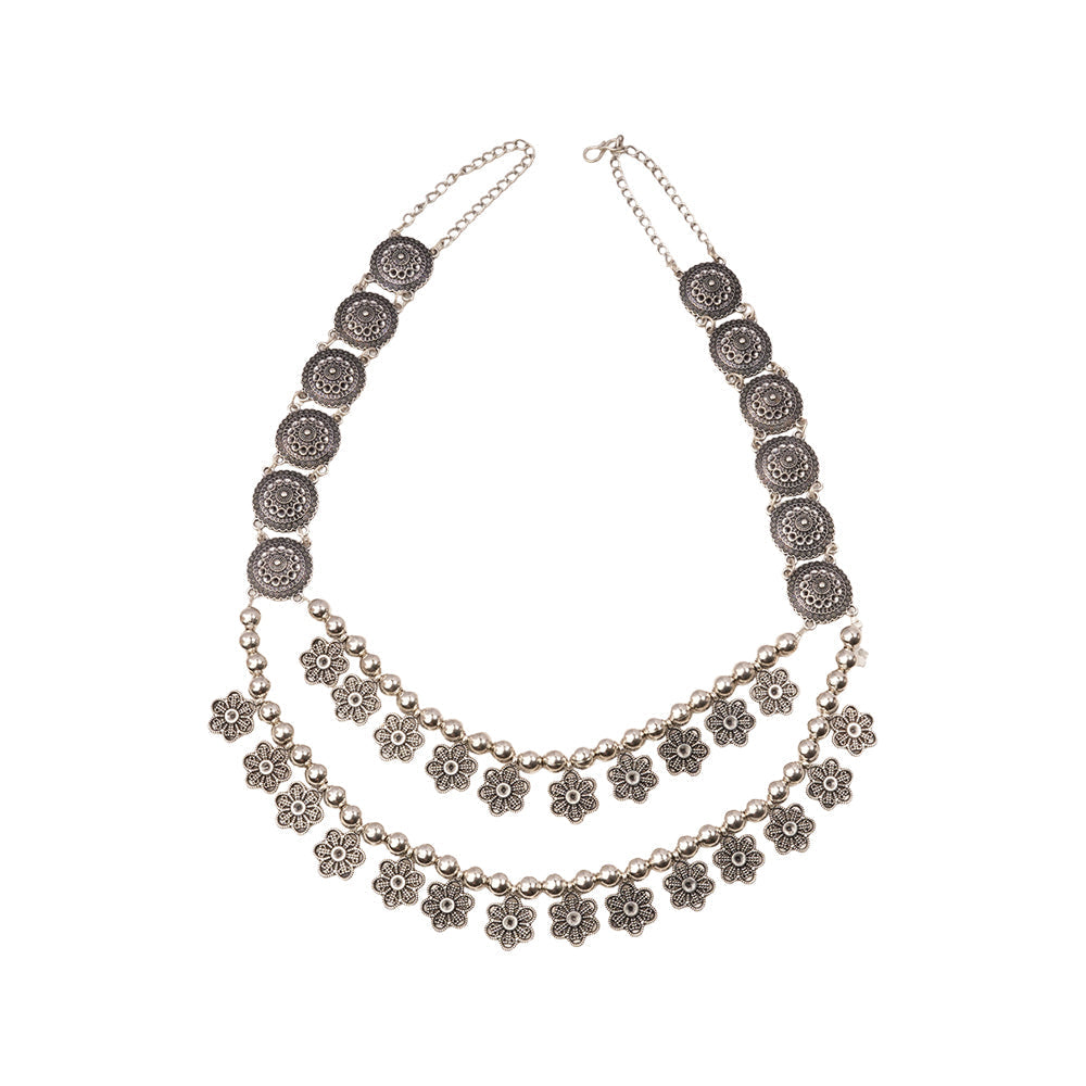 Ratnaval- Long Brass Neckpiece