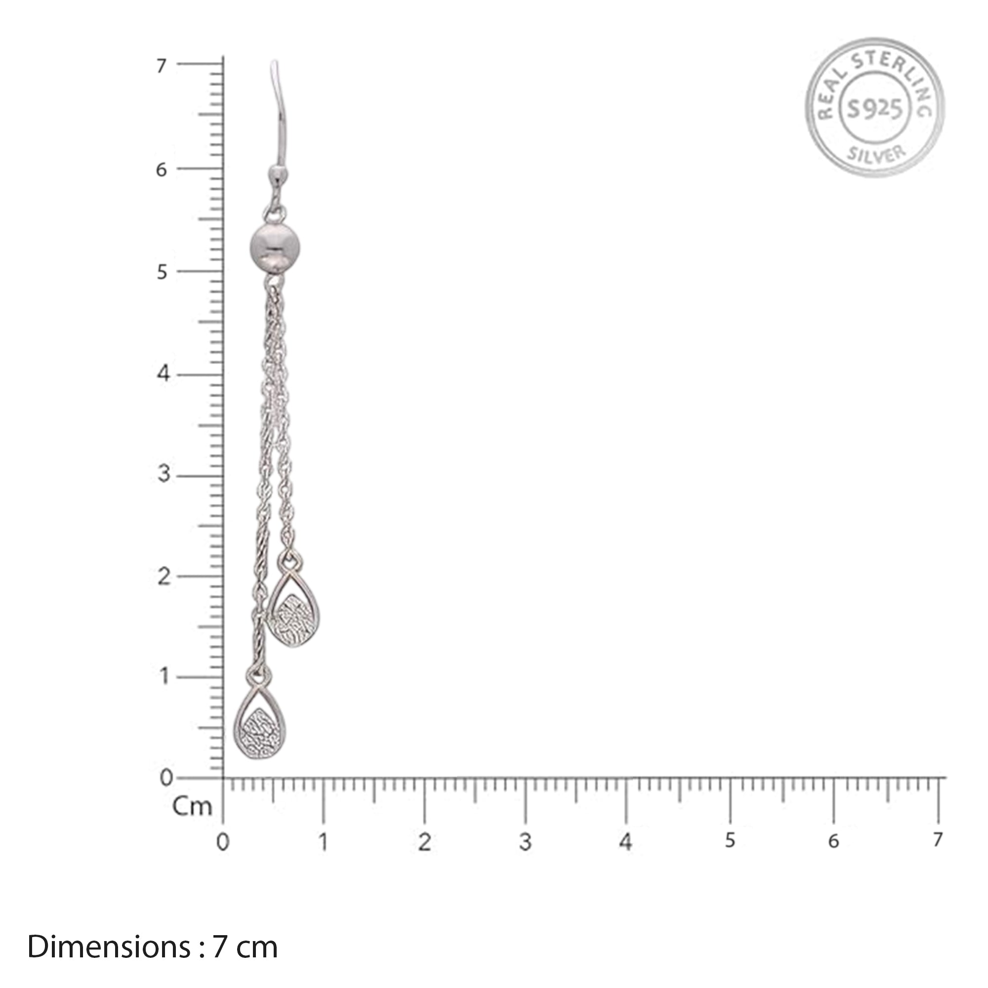 925 Silver Pendant & Dropset