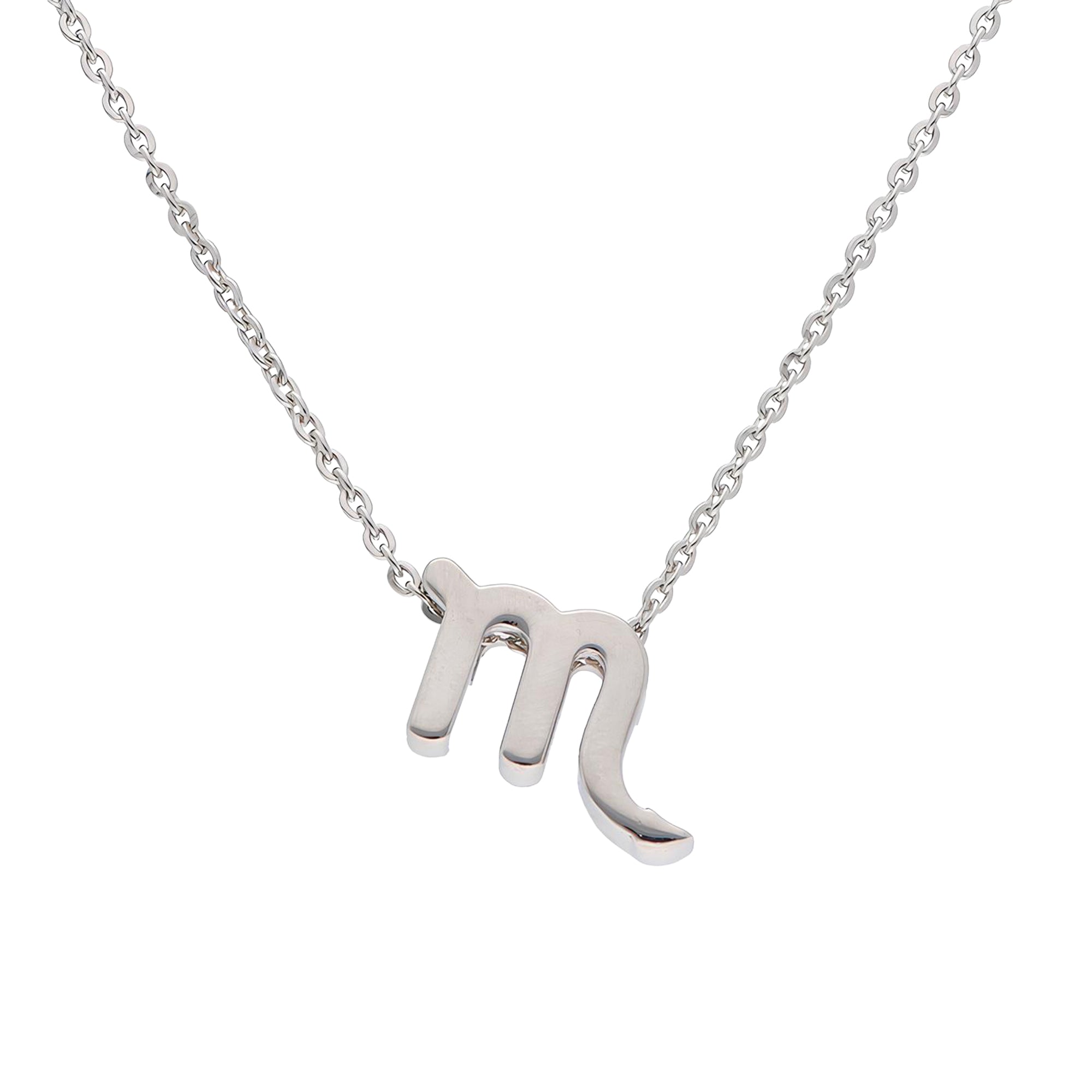 TVISVA JEWELS 925 Sterling Silver Scorpio Zodiac Pendant Necklace for Women & Girls
