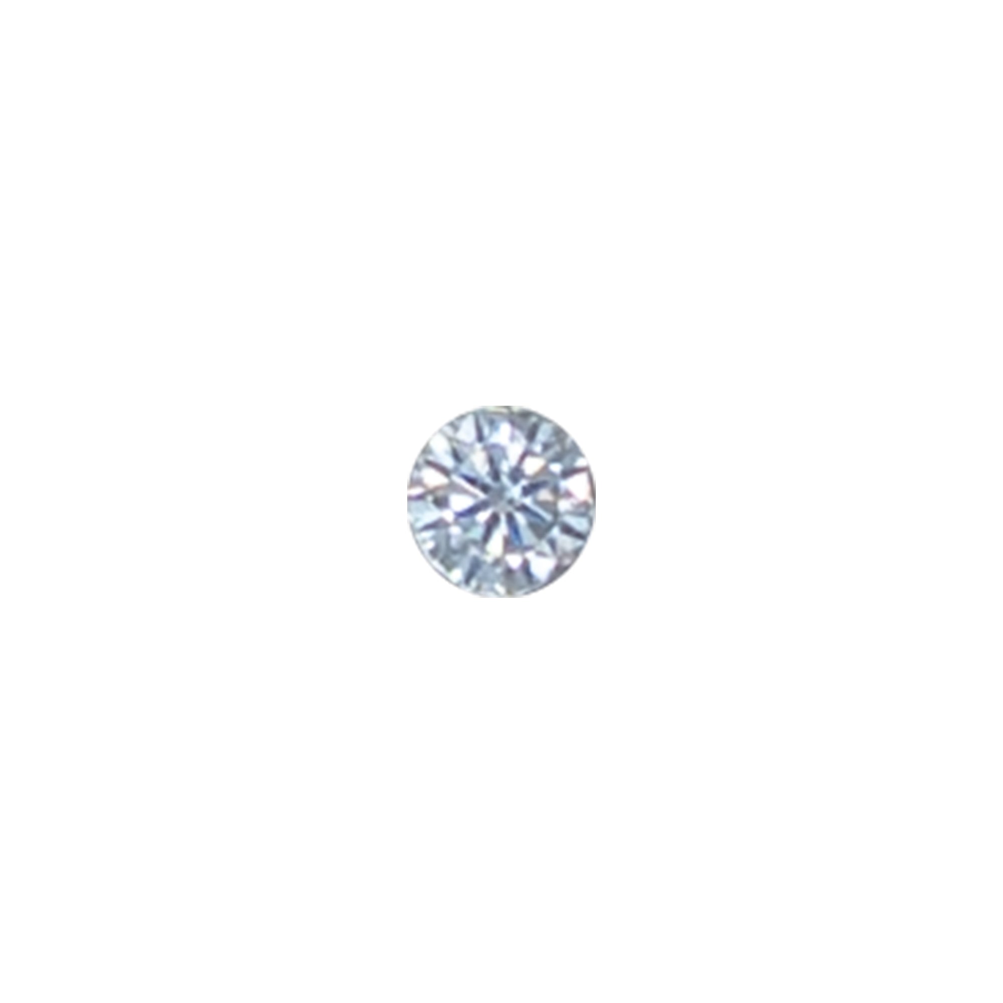 Classic Round Solitaire Nose Pin in 925 Sterling Silver