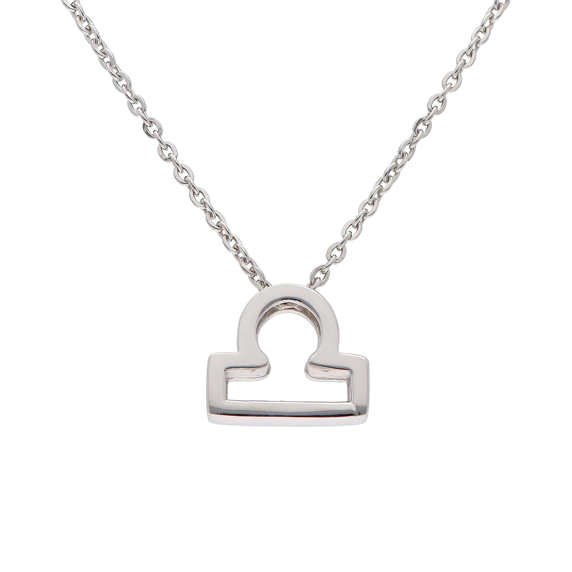 TVISVA JEWELS 925 Sterling Silver Libra Zodiac Pendant Necklace for Women & Girls