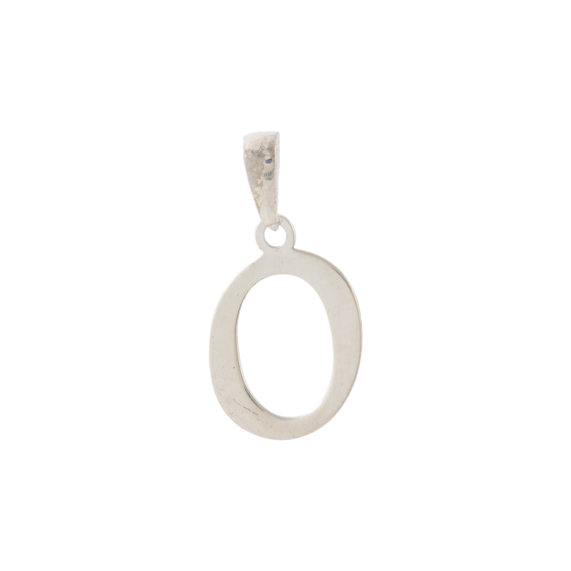 925 Sterling Silver Oval Pendant | Minimalist Open Oval Pendant | Elegant Everyday Silver Jewelry