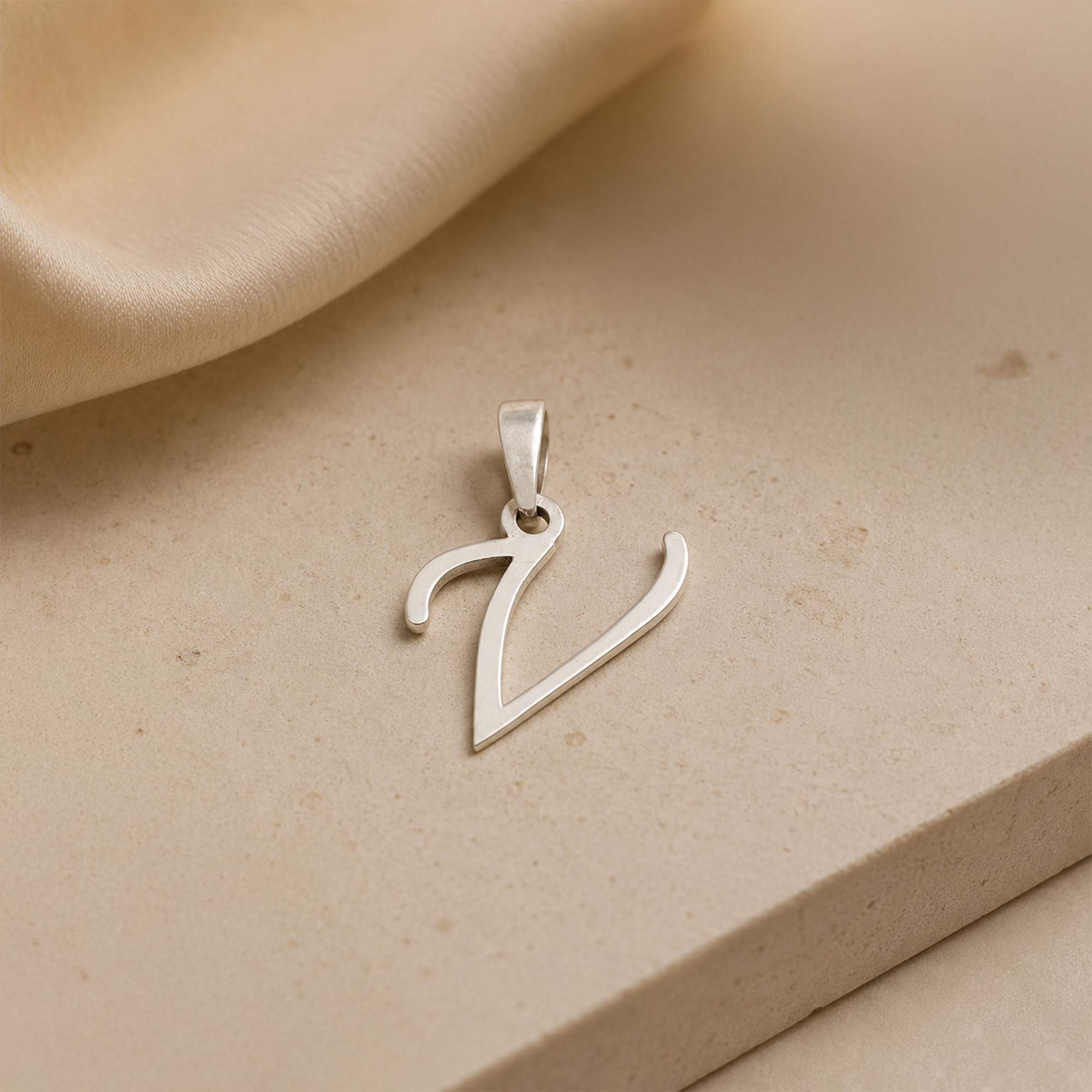 925 Sterling Silver V-Shaped Pendant | Minimalist Statement Pendant | Elegant Everyday Silver Jewelry