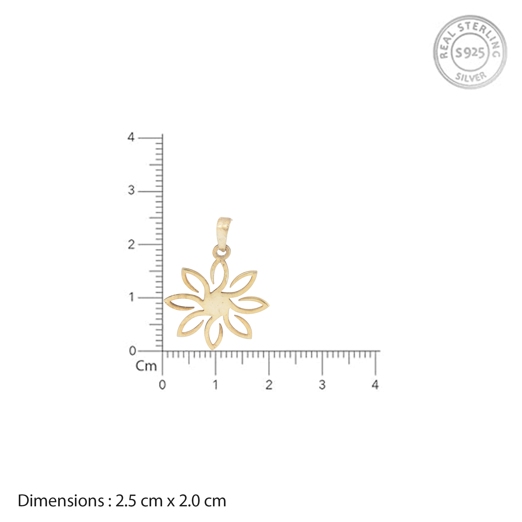 Gold Floral Pendant Necklace | Elegant Flower Charm | Minimalist Everyday Jewelry