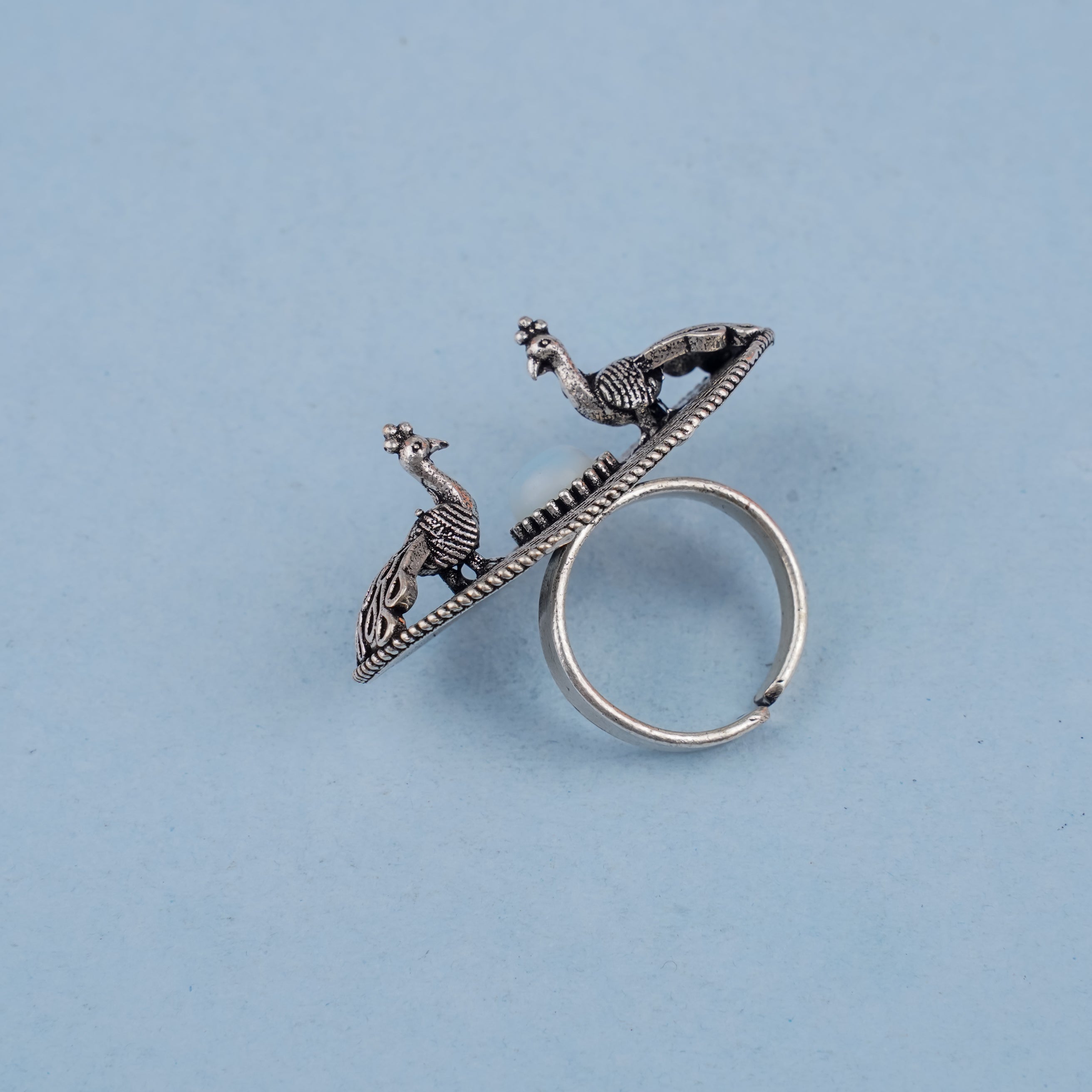 Rangat- Silver oxidised ring